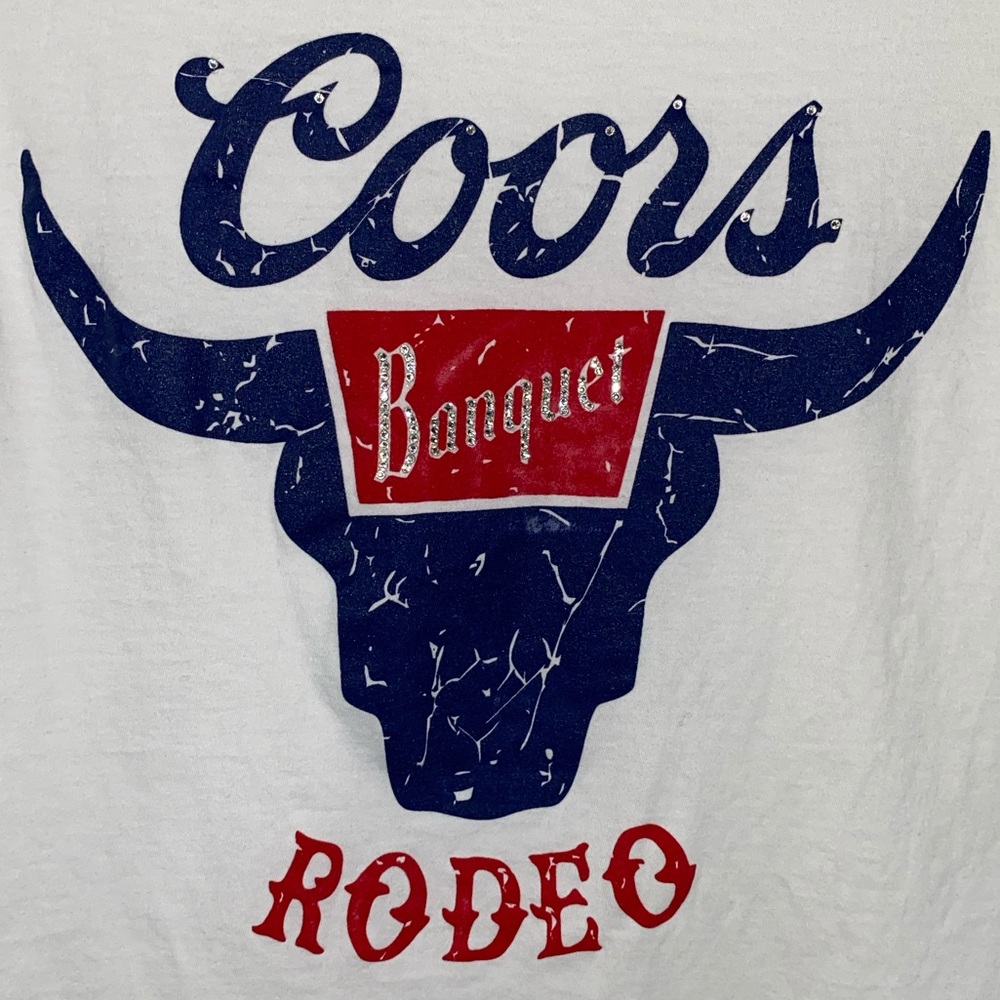 Coors RODEO rhinestone tee